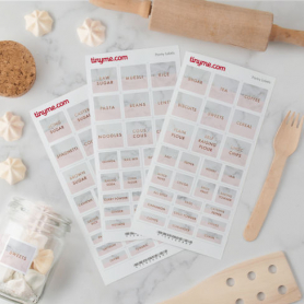 Sticky Pantry Labels Pack