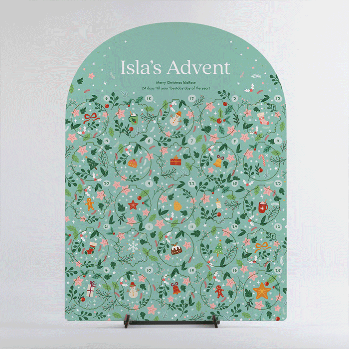 Personalised Advent Calendars Photo Advent Calendars Wooden Advent